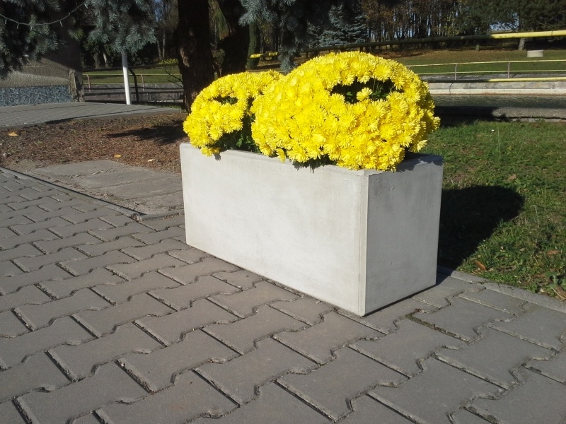 Modern Art Plant Pot Granitgrau